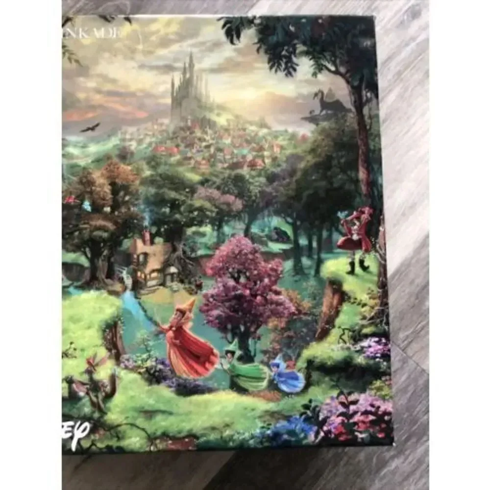 Disney Ceaco Thomas Kinkade Sleeping Beauty Puzzle 500 Piece Puzzle